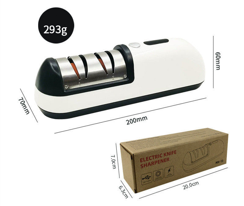 Rechargeable Electric Knife Sharpener - Quick & Easy