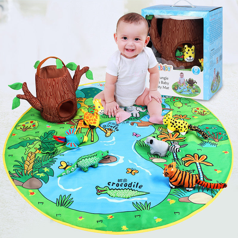 Baby Play Blanket - Early Education Animal Toys