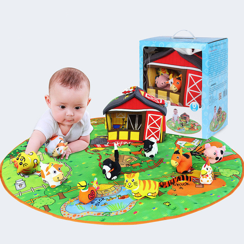 Baby Play Blanket - Early Education Animal Toys
