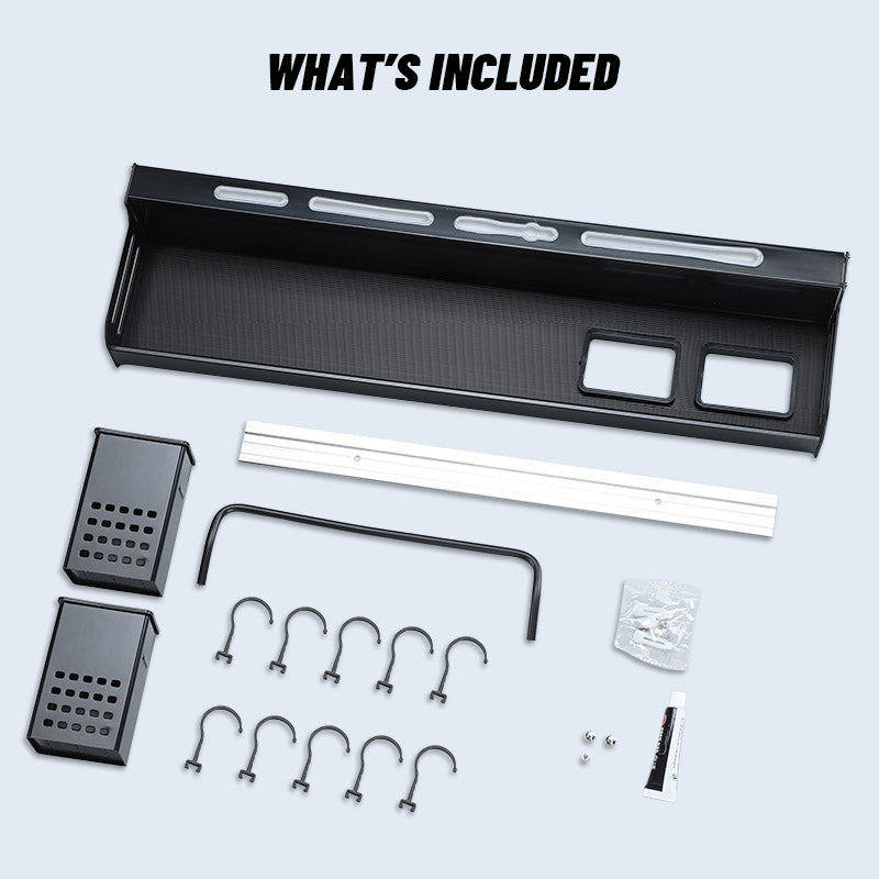 Wall Mounted Spice Rack - Kitchen Organization