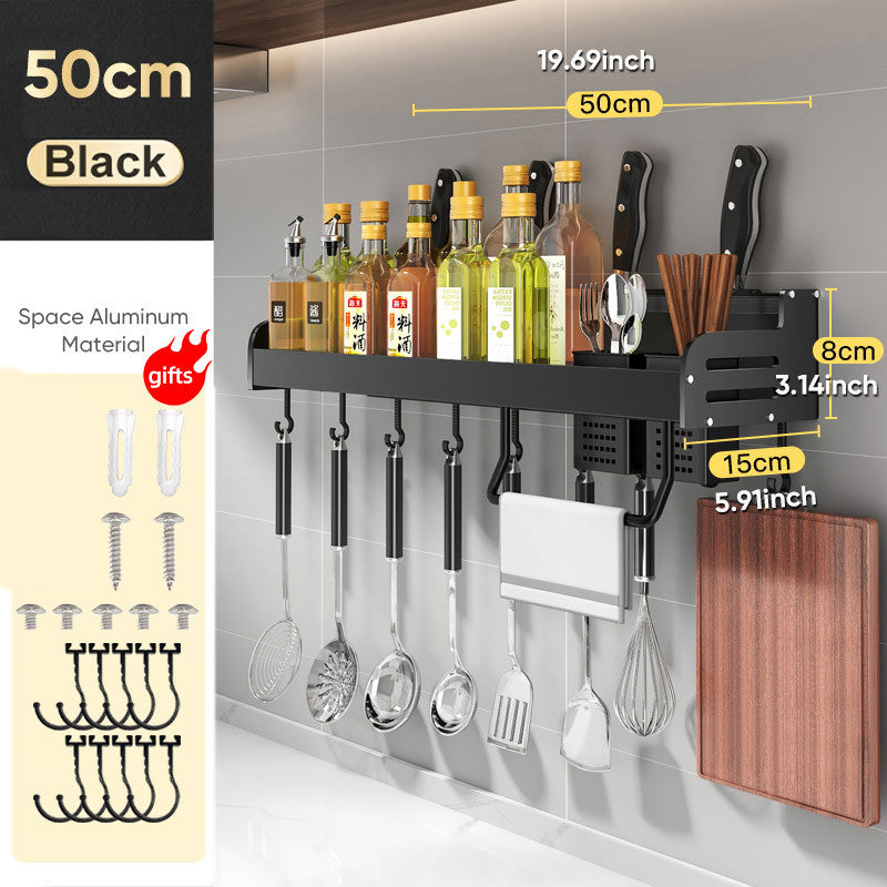 Wall Mounted Spice Rack - Kitchen Organization