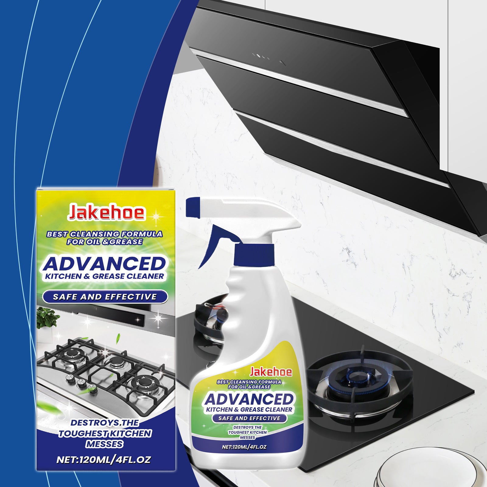 Kitchen Oil Cleaner - Mild Degreaser 120ml